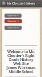 Mobile Screenshot of mrcloutier.com